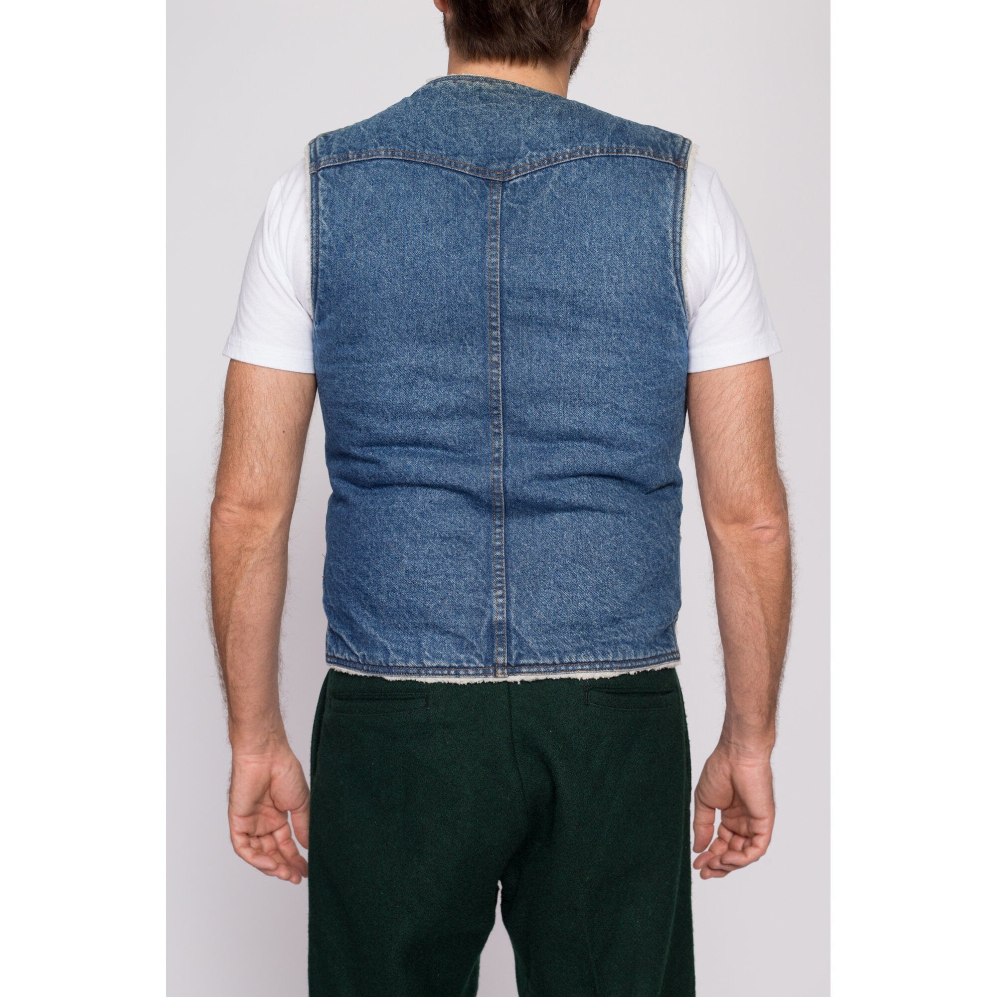 LEVI'S 70's 80's western suede vest 経典ブランド - トップス