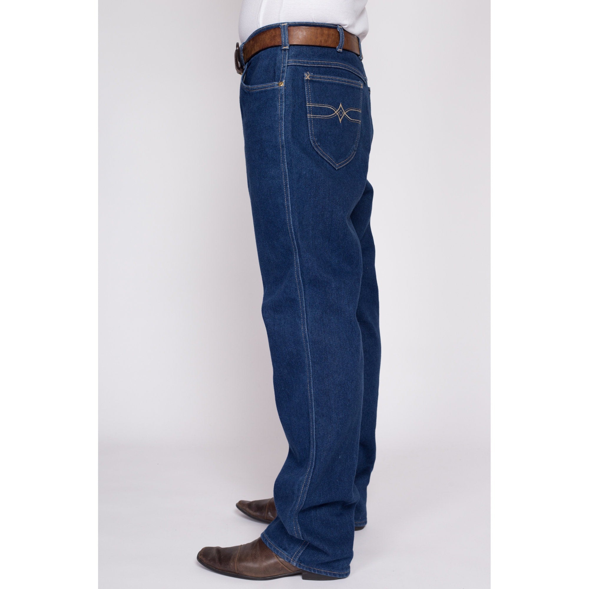 34x34 70s 80s Lee Dark Wash Jeans – Flying Apple Vintage