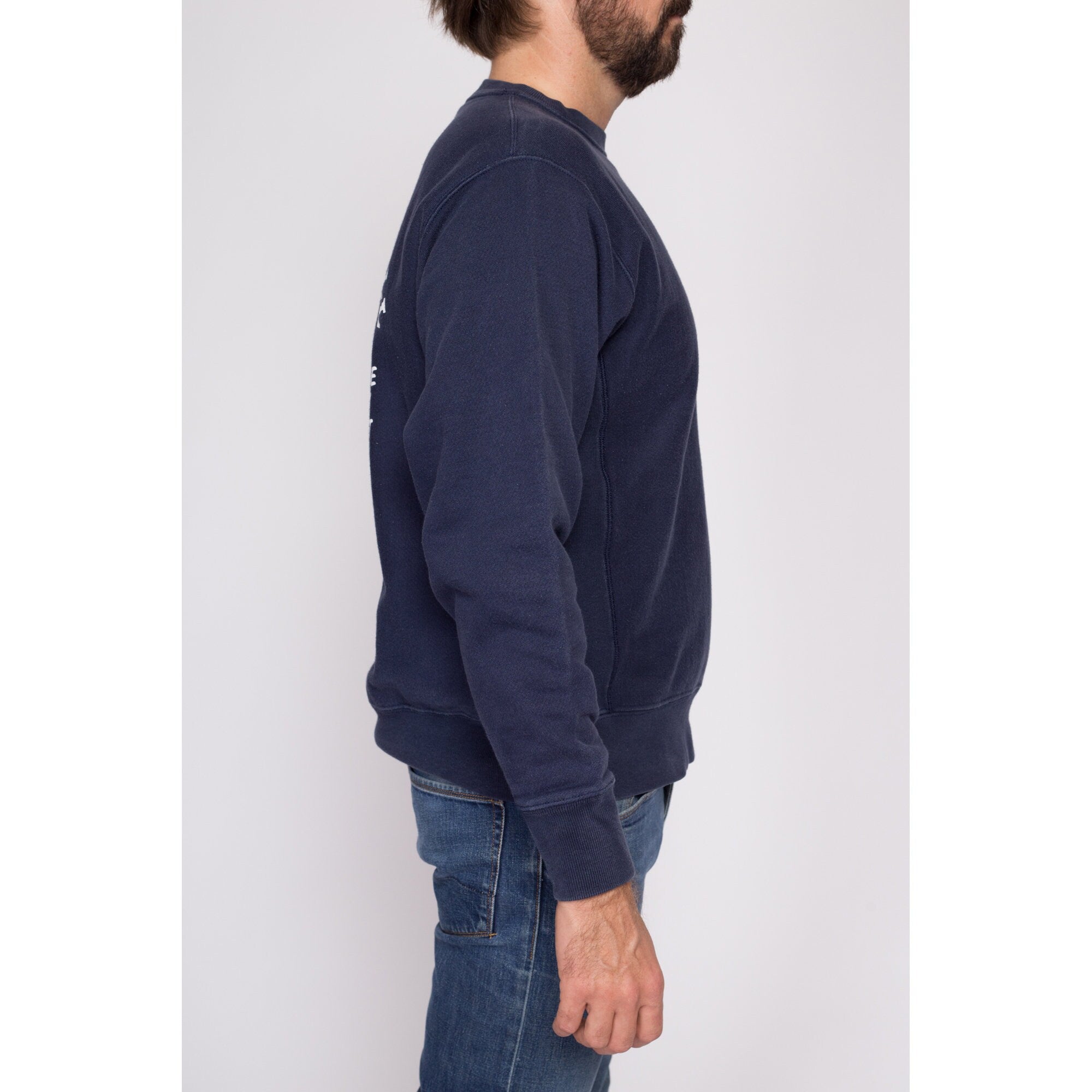 Champion sweater navy blue jeans hotsell