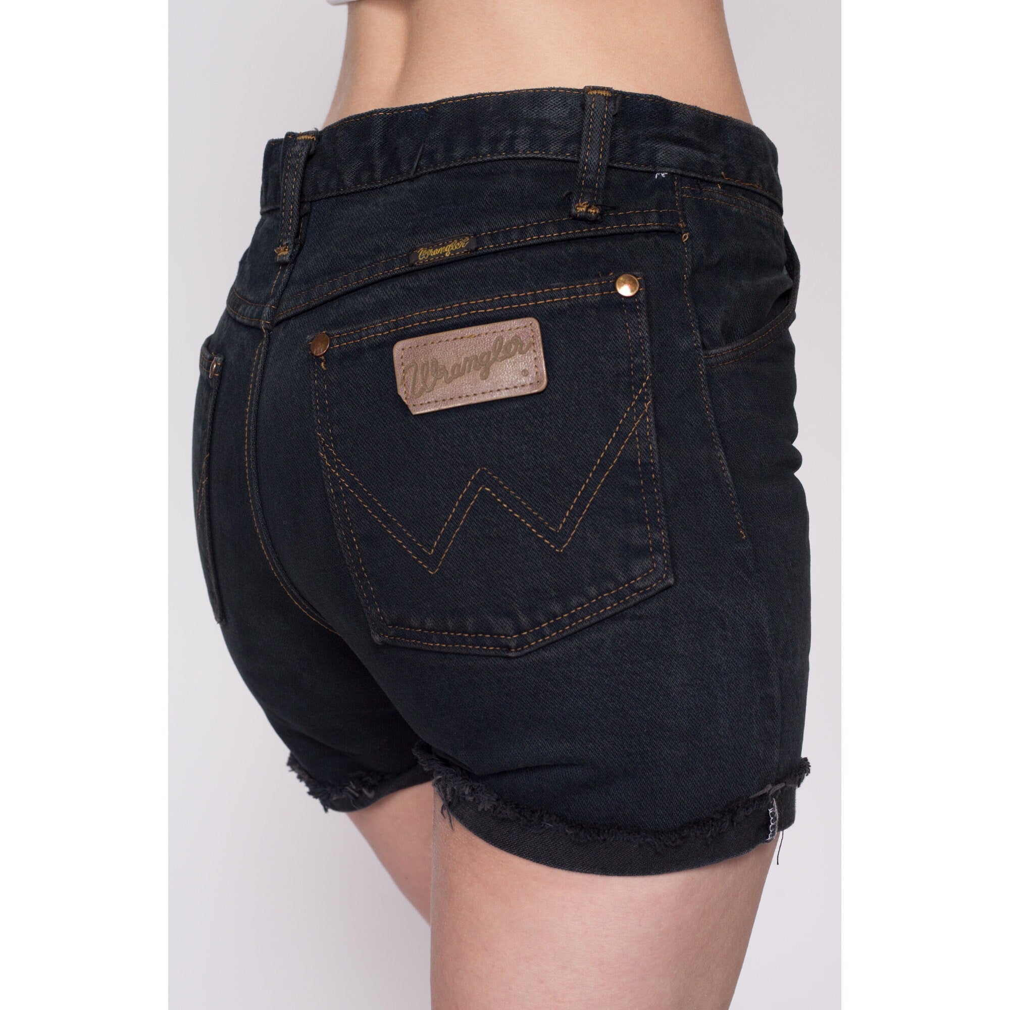 Wrangler black clearance denim shorts