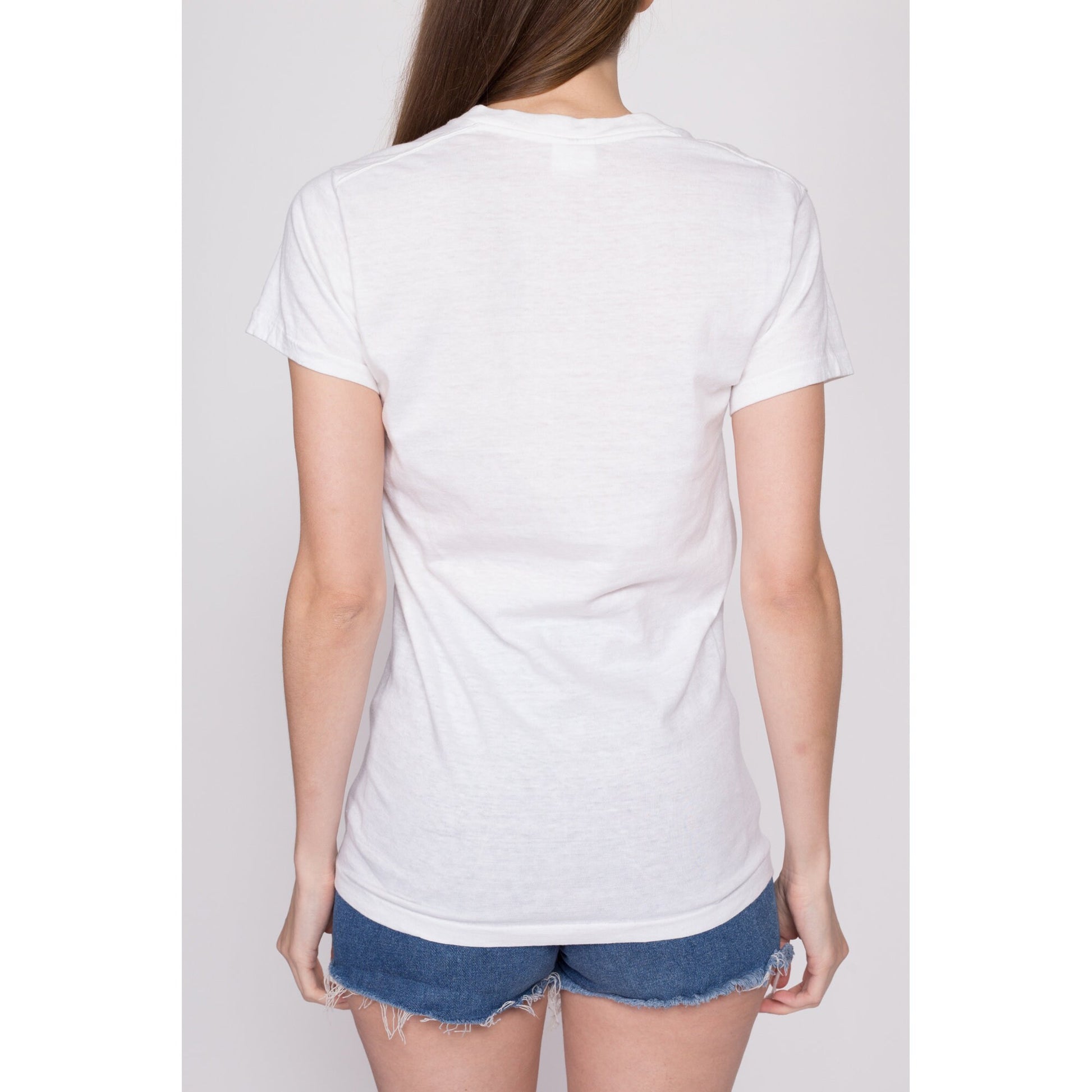 Small 80s Calvin Klein Blank White T Shirt Unisex – Flying Apple Vintage