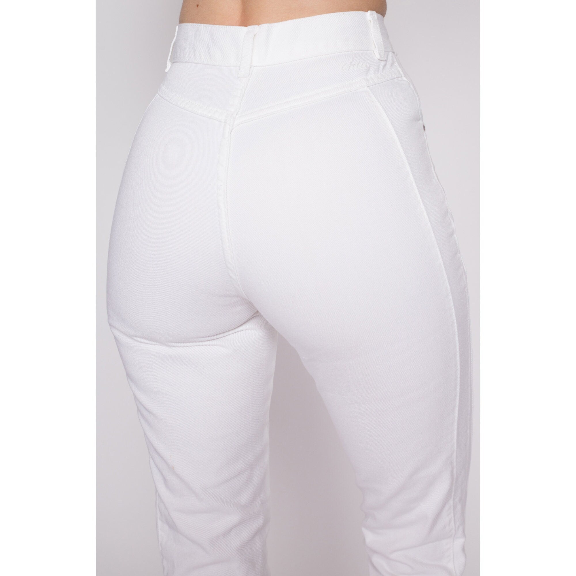 Slim Illusion High Waist Ankle Skinny in Luxe White | 7 For All Mankind