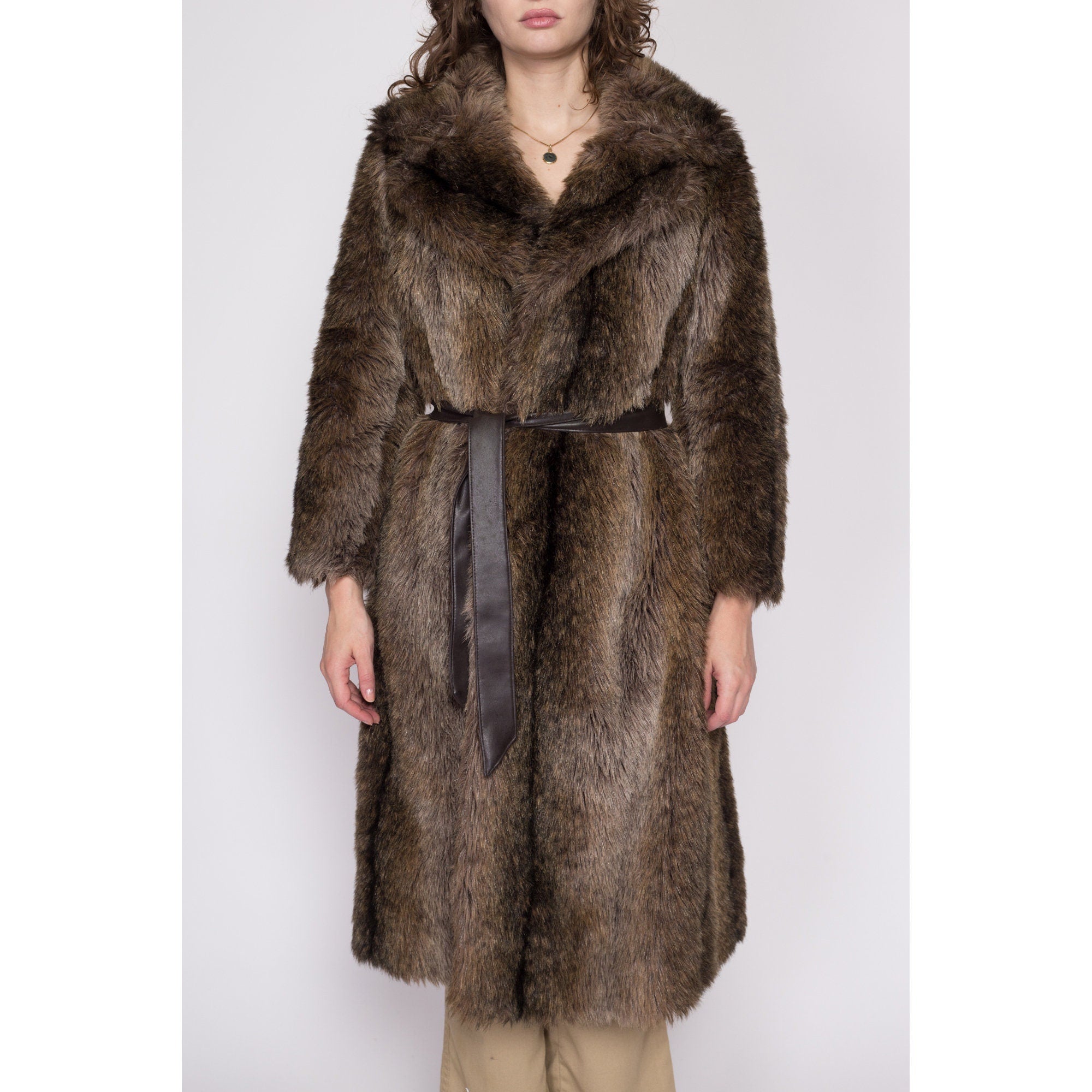 Faux fur cheap coat xs