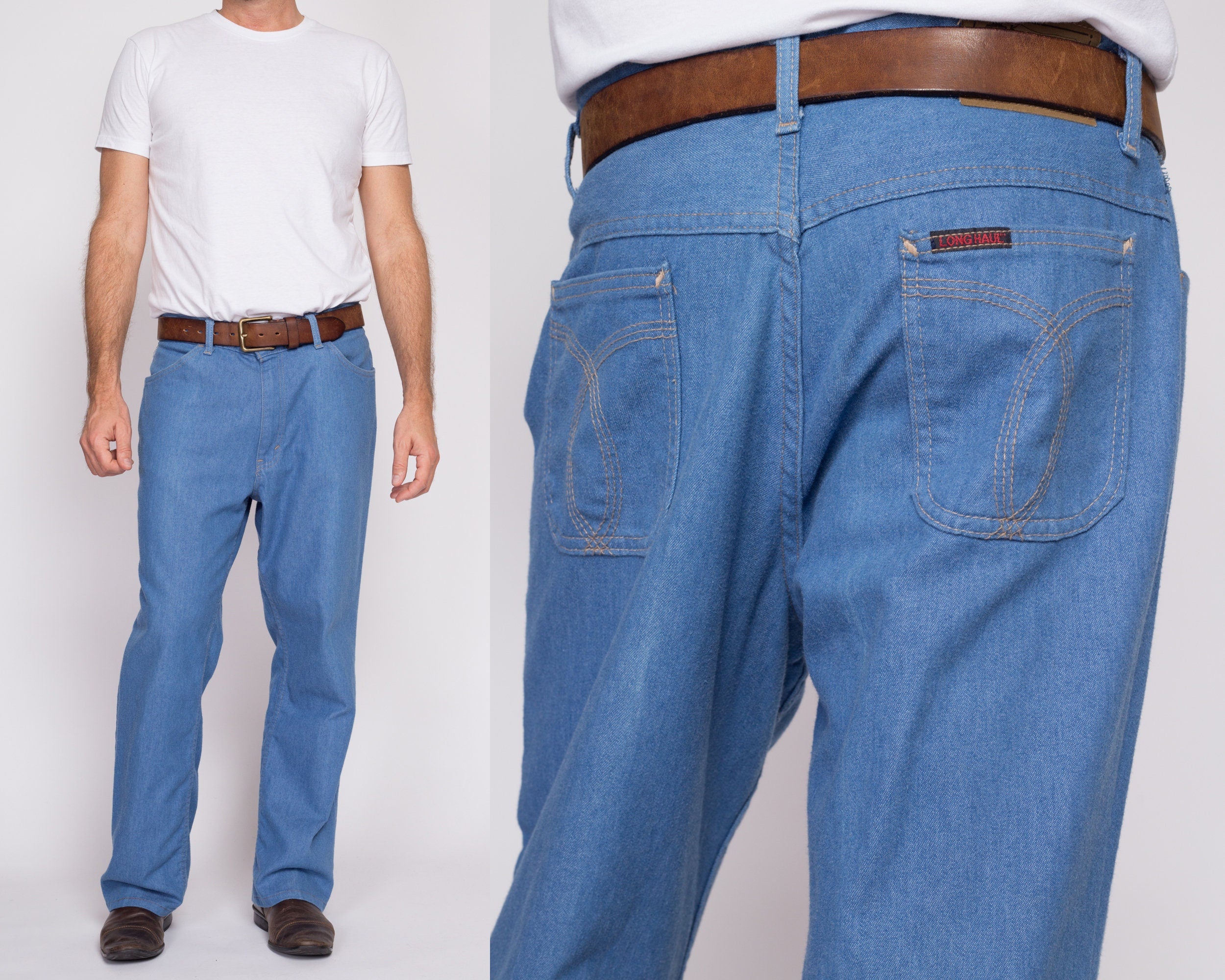 Blue Denim Men's Jeans - Tistabene - Tistabene