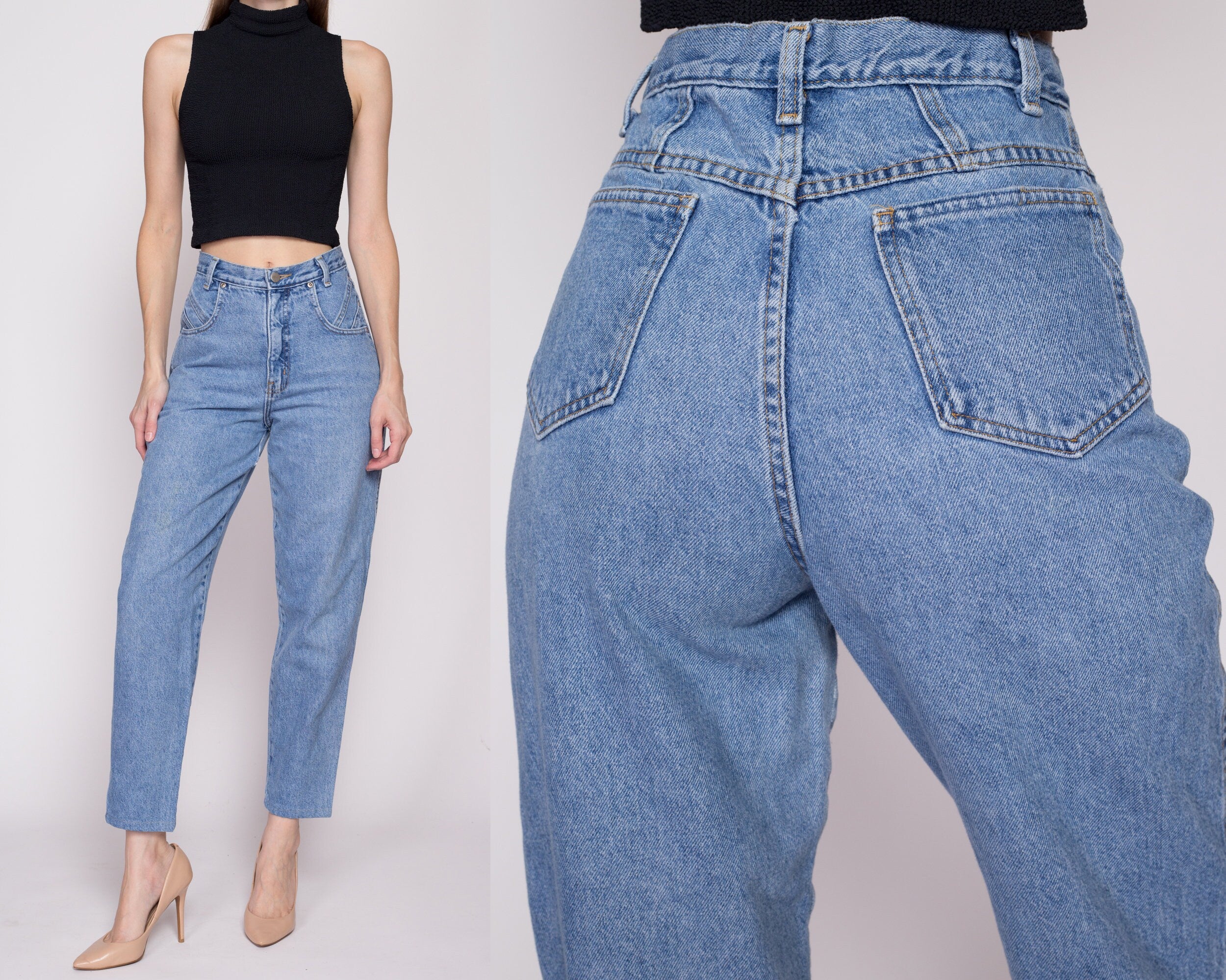 Small 90s High Waisted Mom Jeans 26