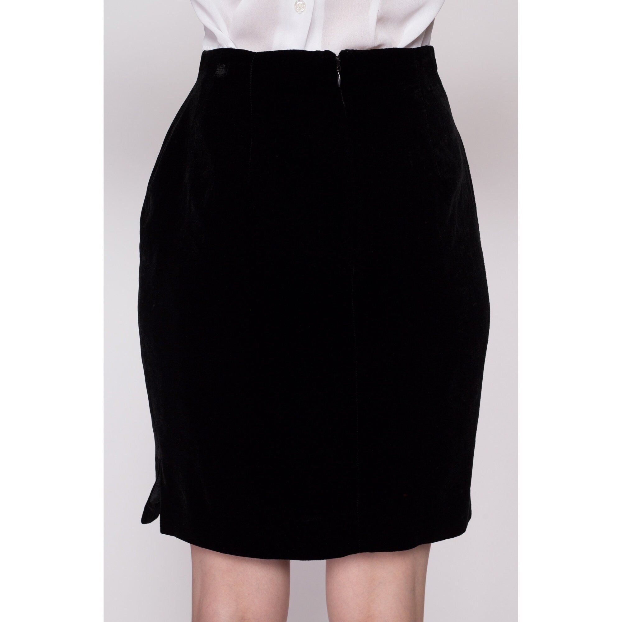 80s black mini skirt best sale