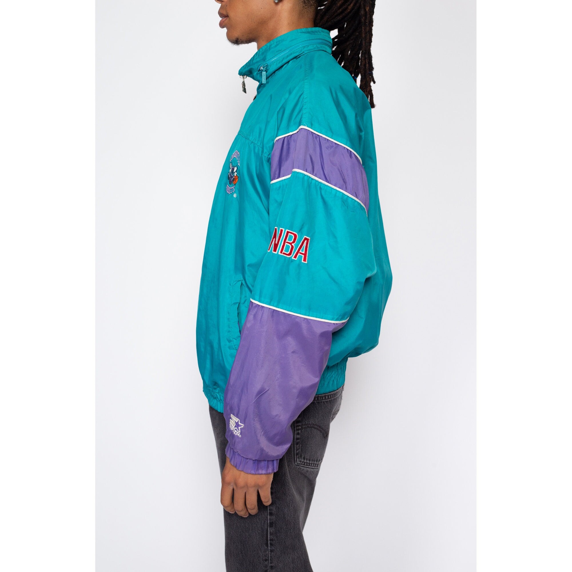 Vintage nba shop windbreaker jackets