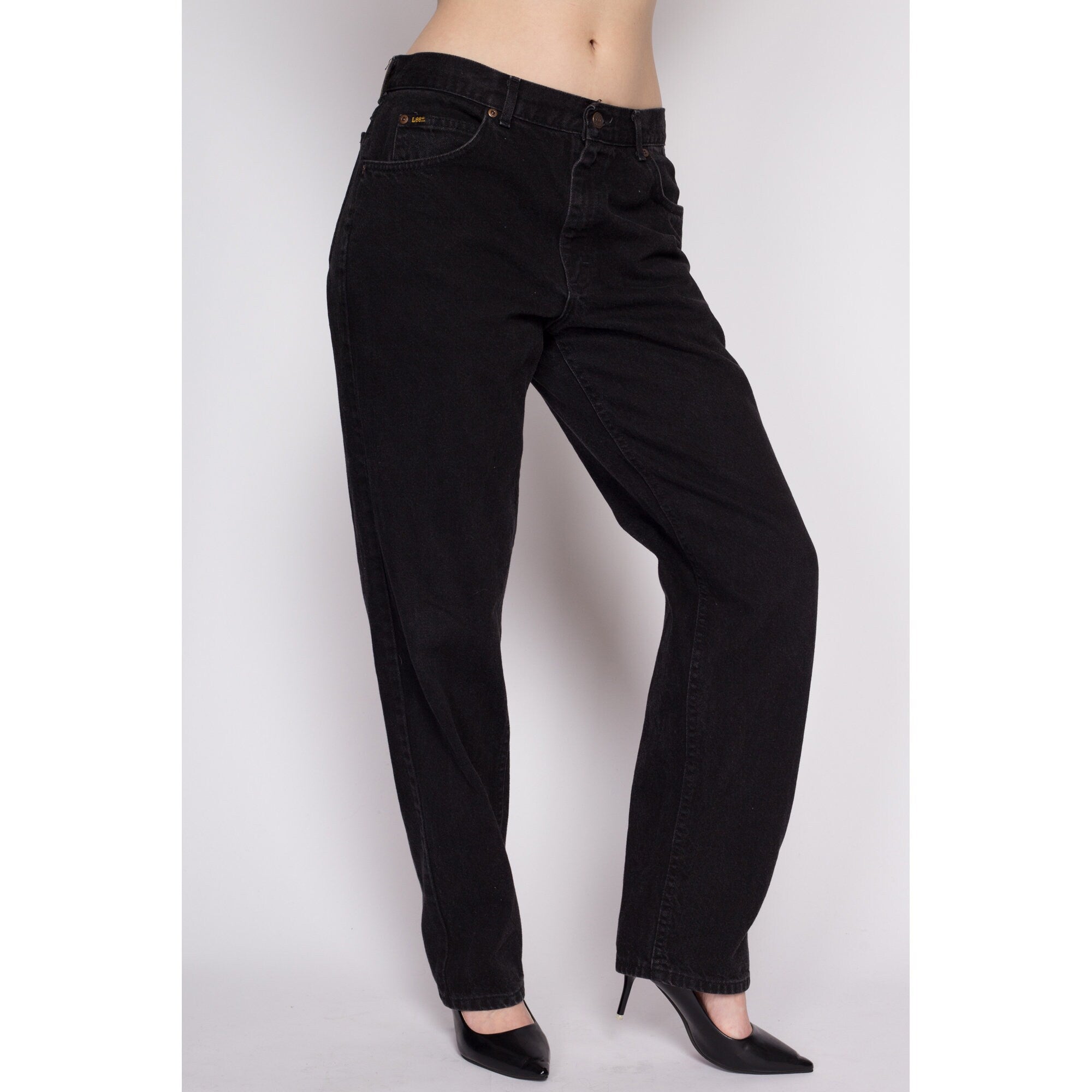 Lee black jeans ladies online