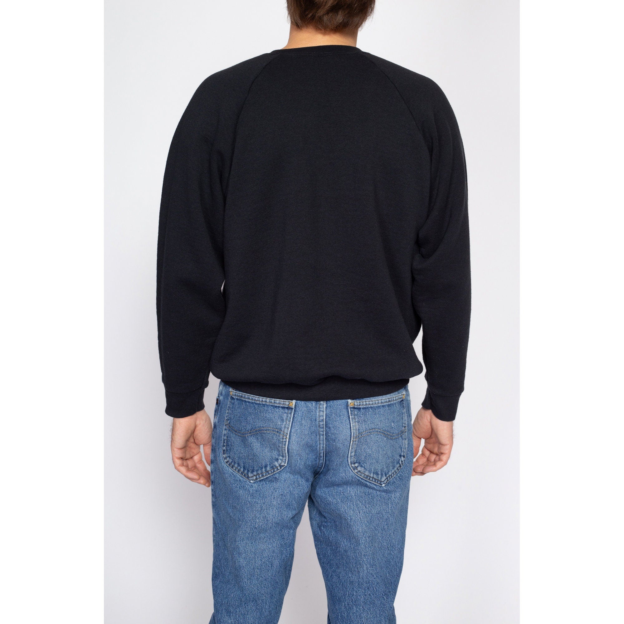 Black raglan outlet sweatshirt