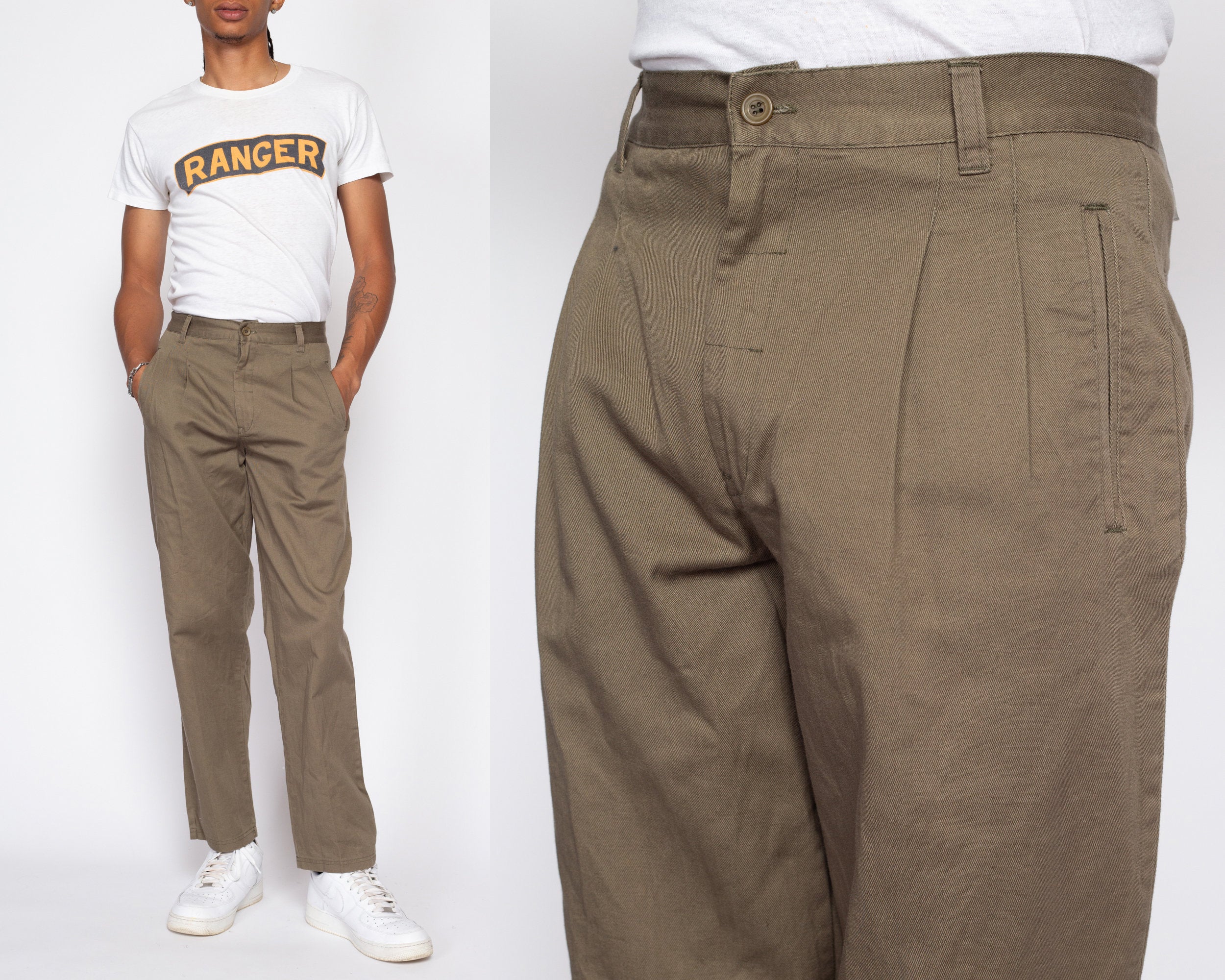Wash and Wear Pleated Trouser