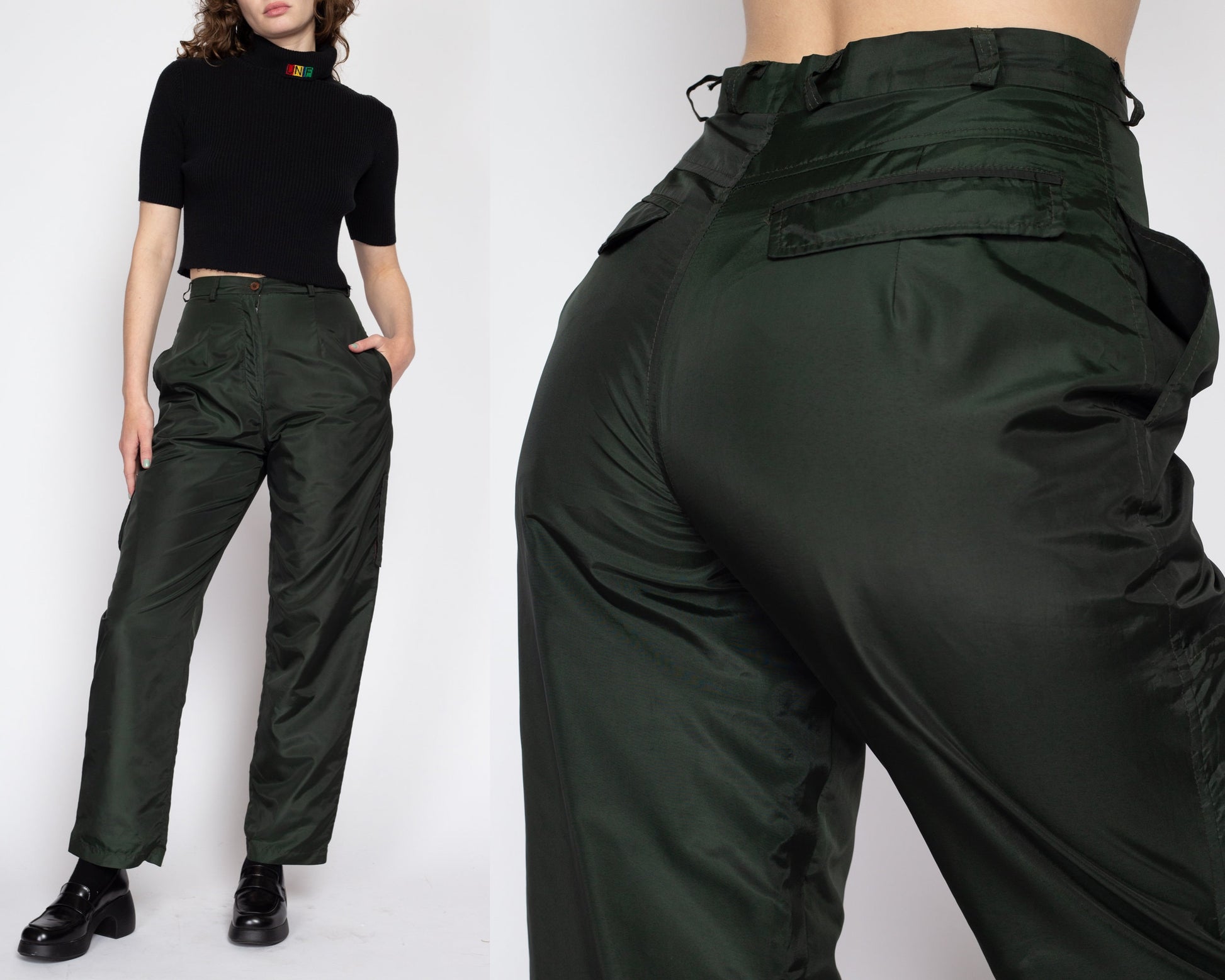 BN Zara High Waist Trousers with Lined Pants, Women's Fashion