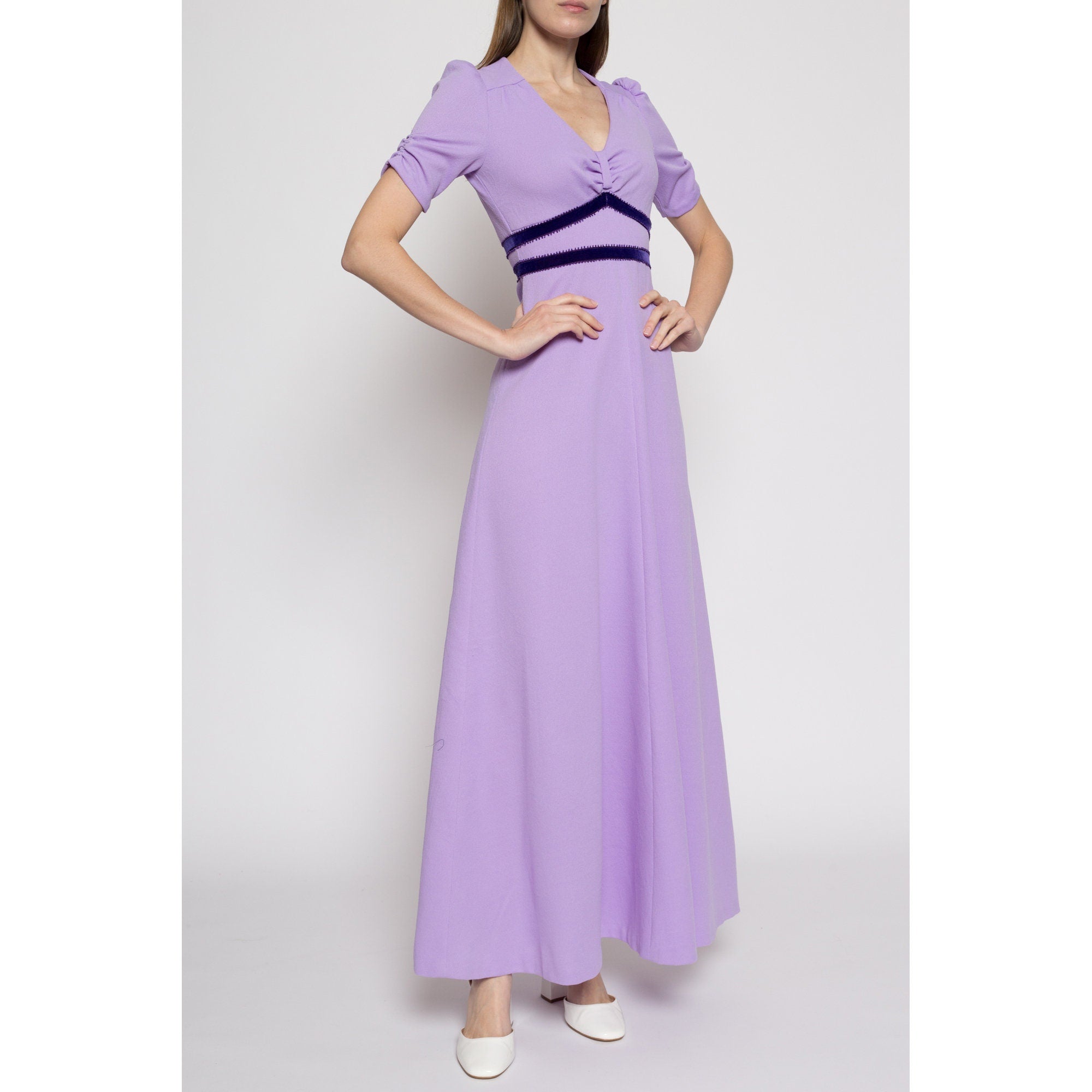 Vintage lilac cheap dress