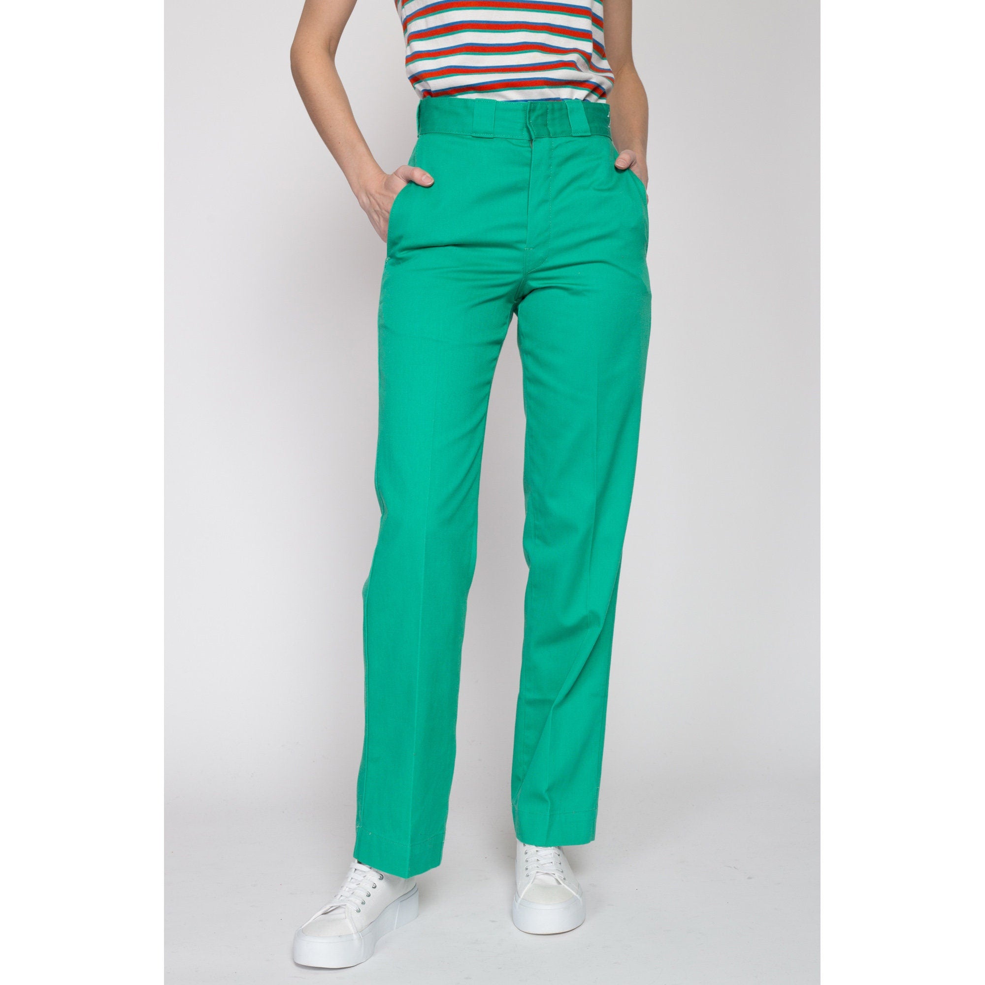 27x32 70s Dickies Teal Green Workwear Pants