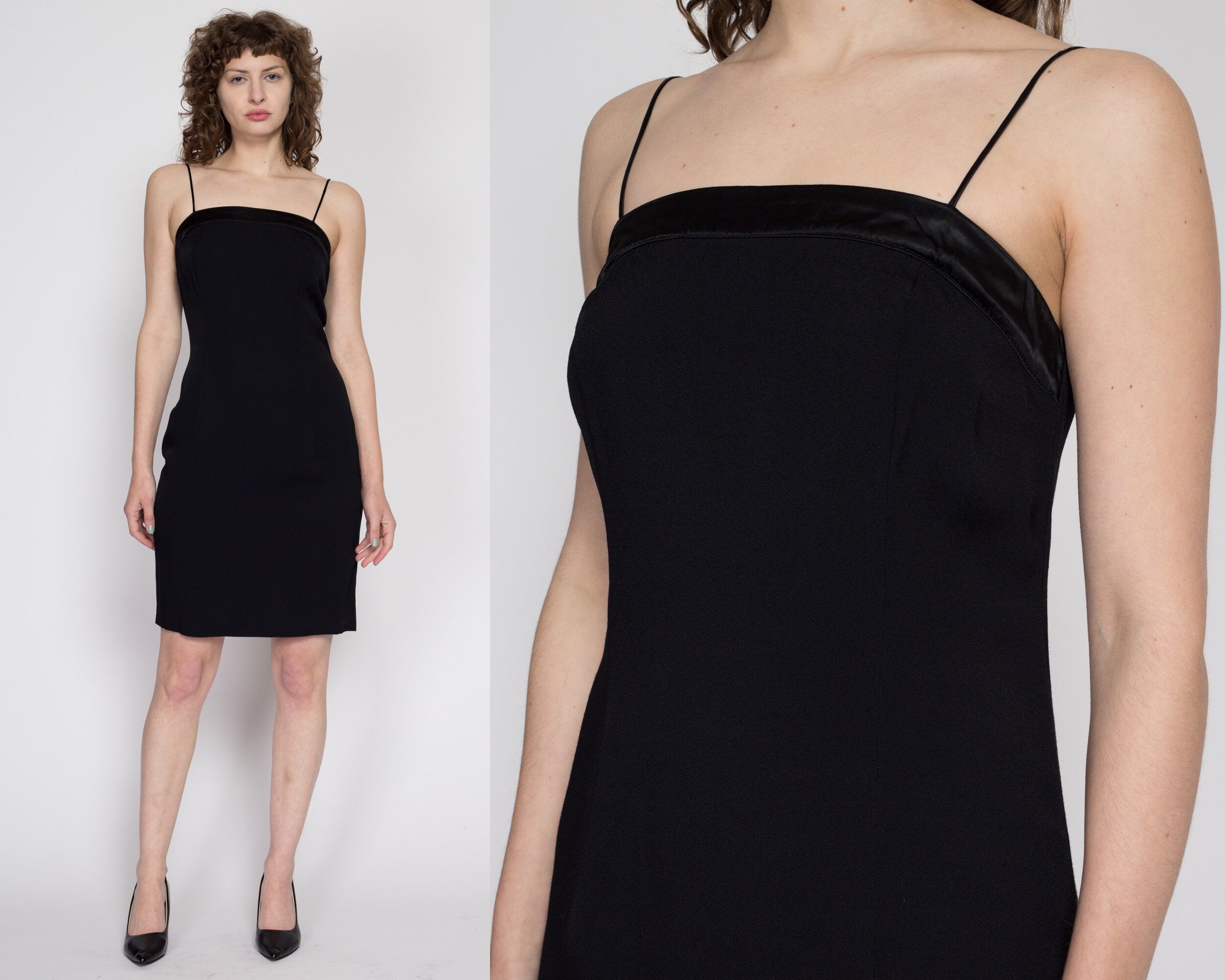 Little fashion black dress spaghetti straps