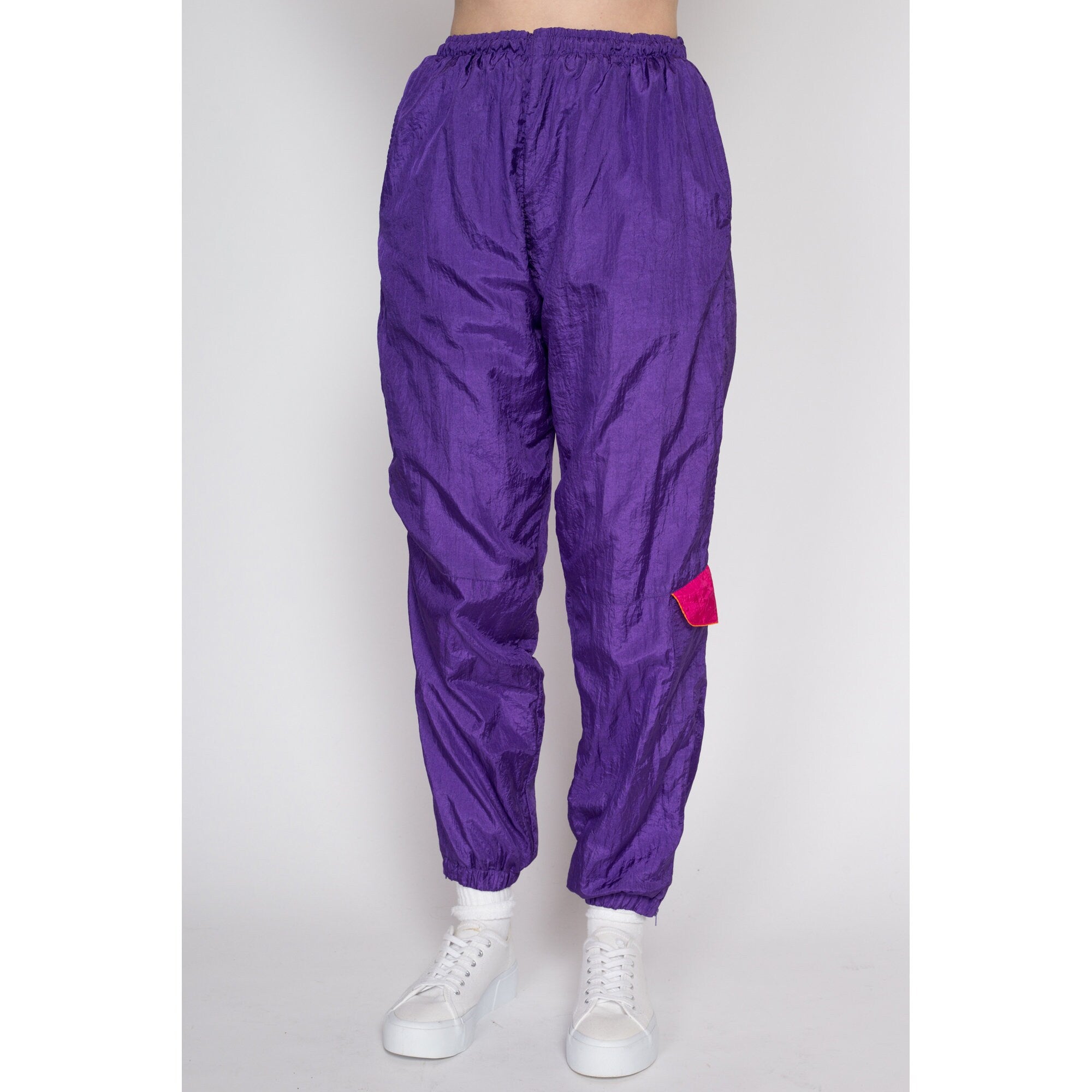 Medium 80s Purple Jogger Track Pants