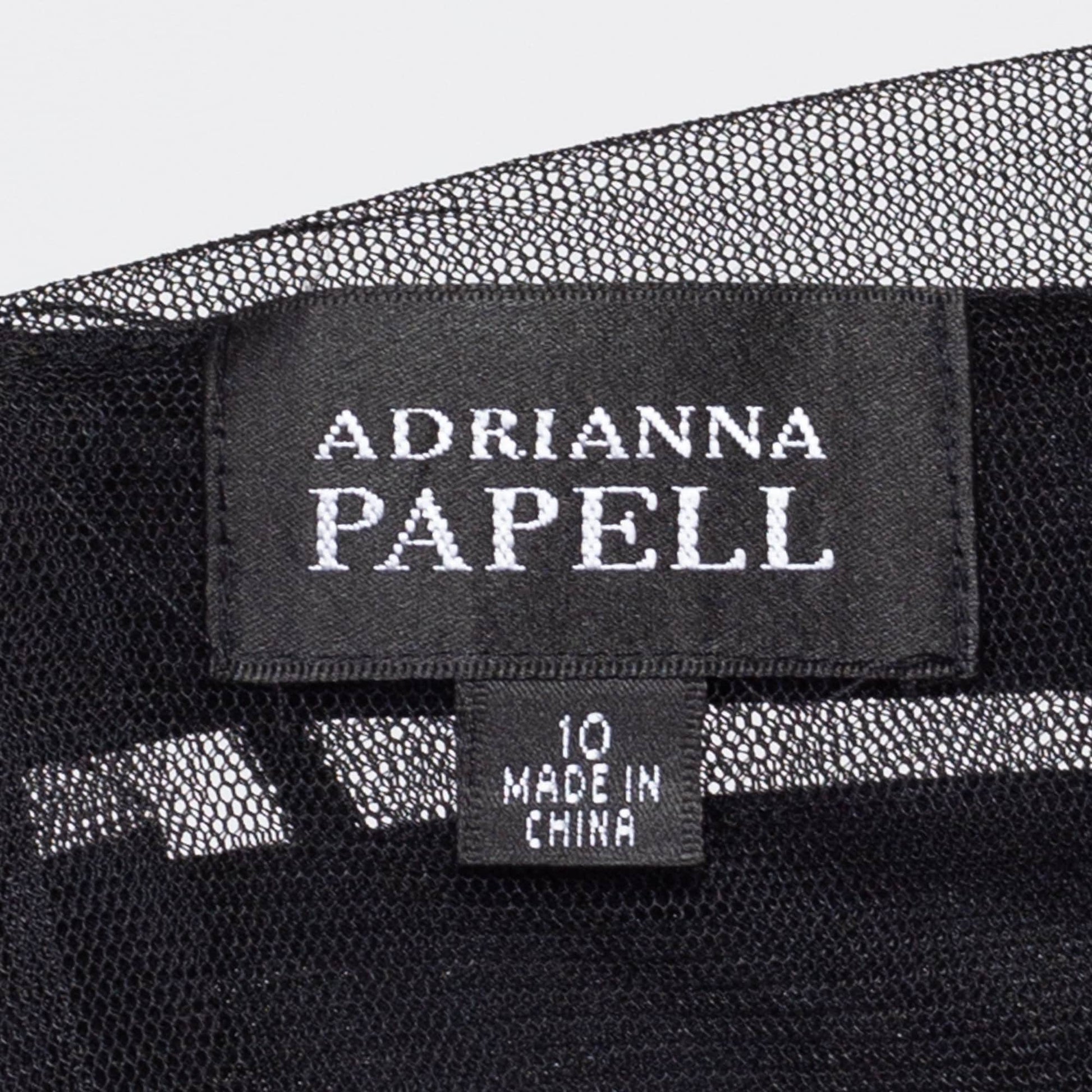 Adrianna Papell Womens Jogger Pants Size 4 Black Dressy Career