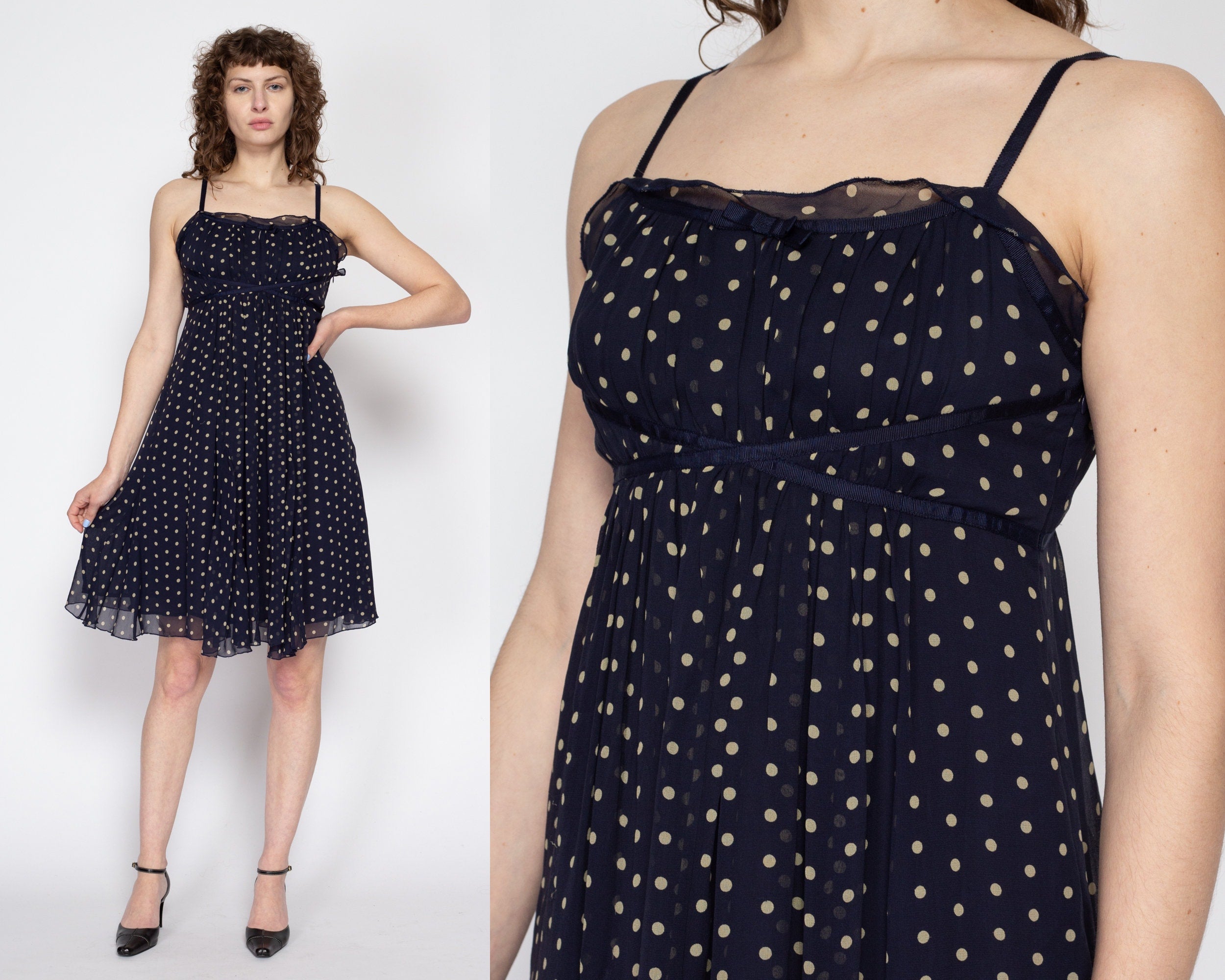 Navy blue babydoll dress best sale