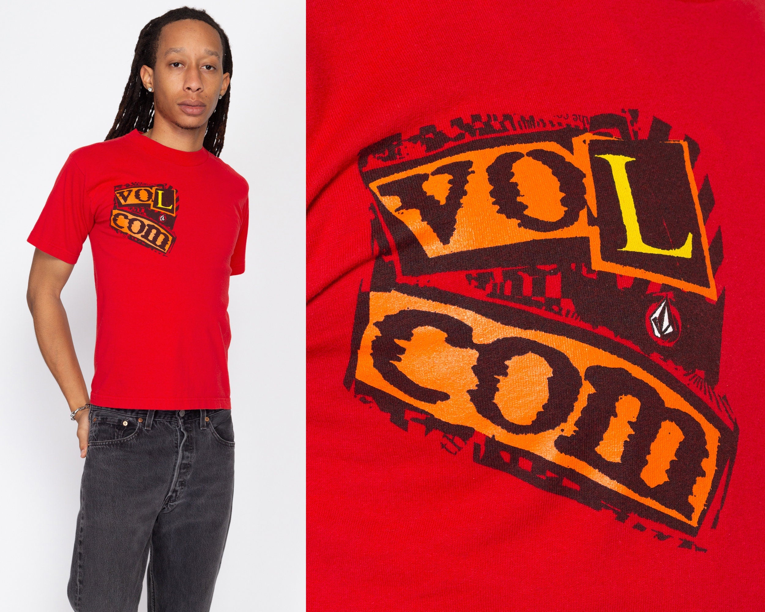 XS Vintage Volcom Skater T Shirt
