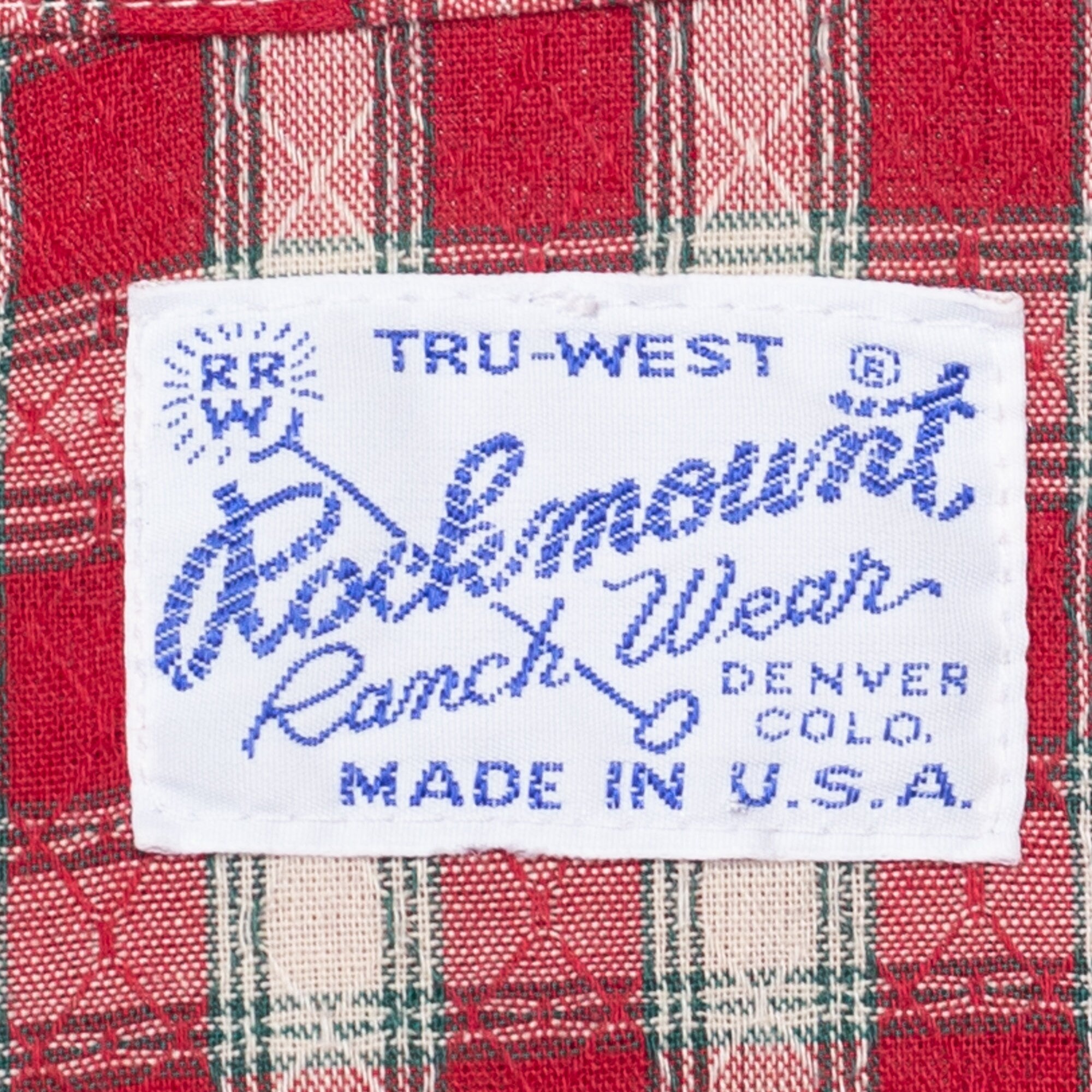 Vintage embroidered tru-west rockmount ranch wear pearl snap outlets Western shirt