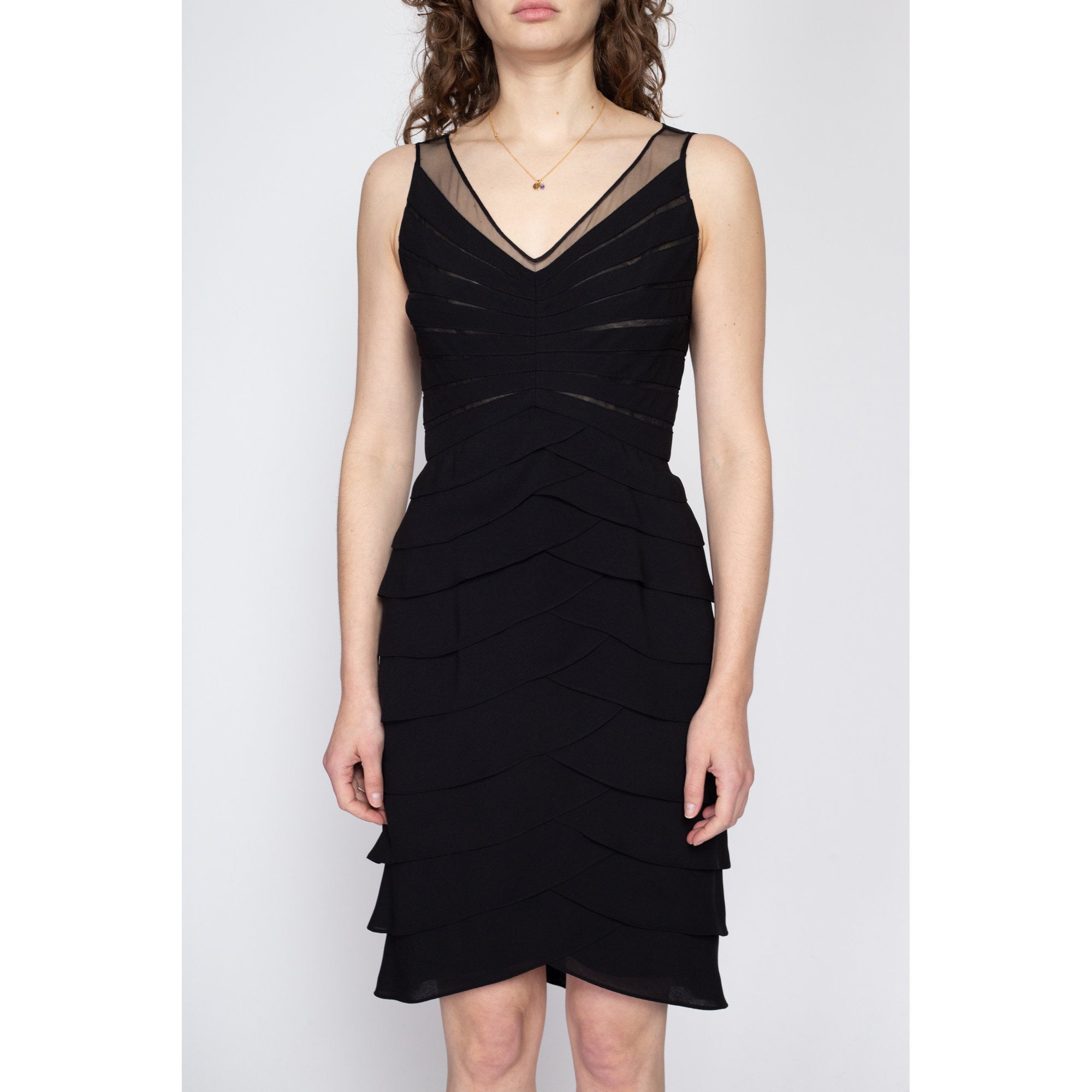 Adrianna papell black store cocktail dress