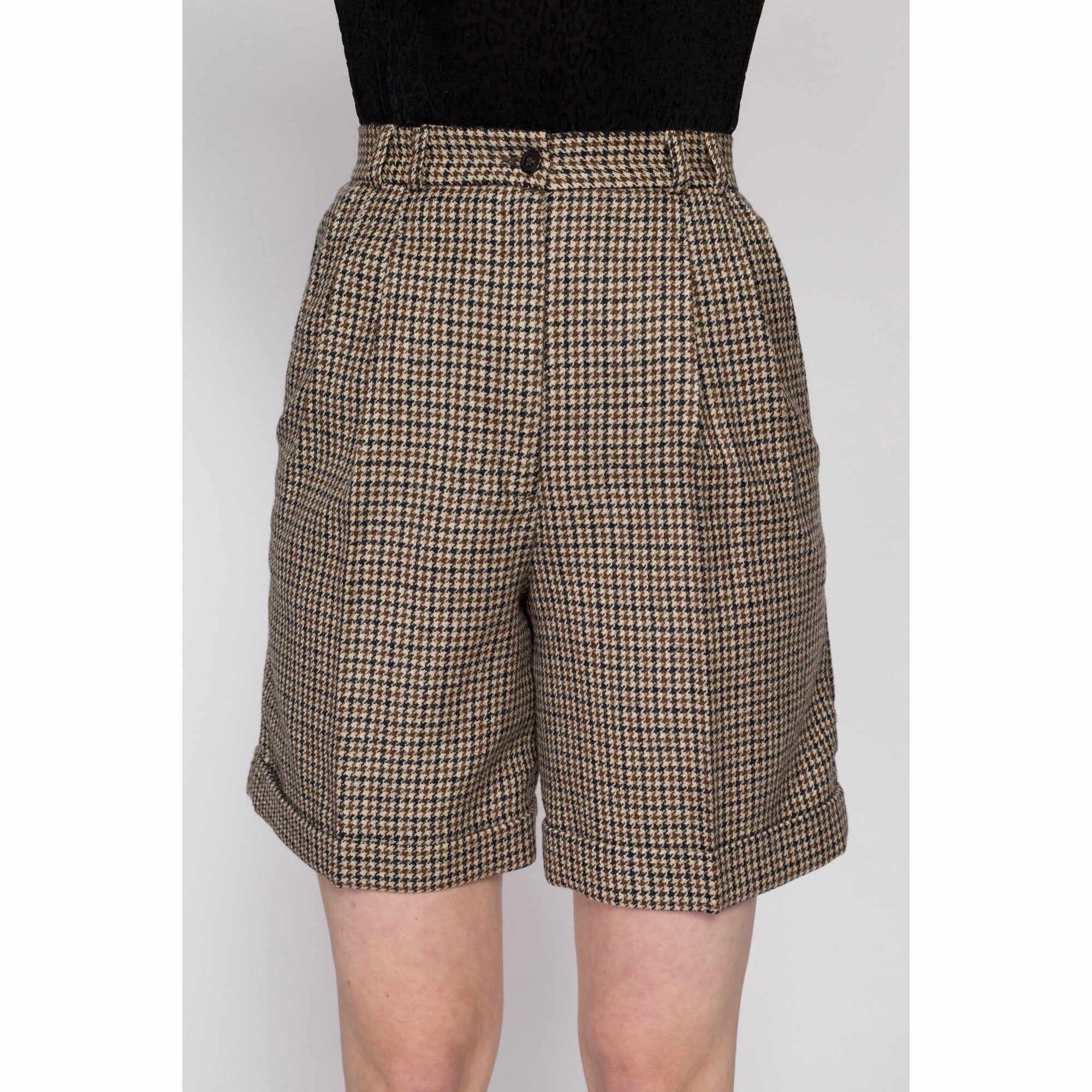 Wide Leg Shorts Women High Waist Autumn Winter Knee Length Short Trousers  Ladies (A XL) : Amazon.ca: Clothing, Shoes & Accessories