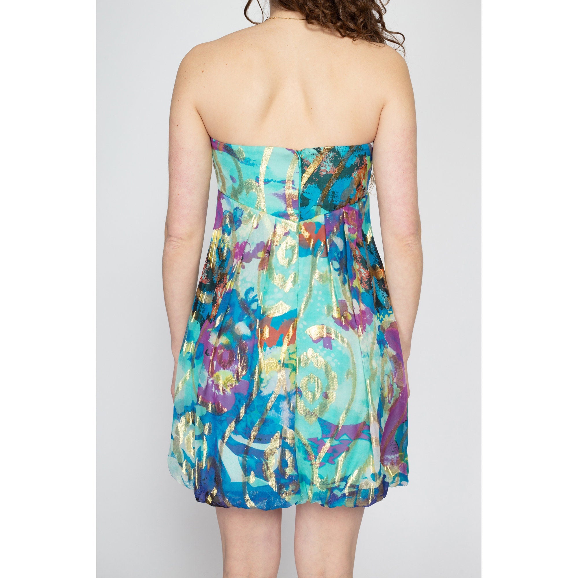 Xscape Strapless Bubble Dress