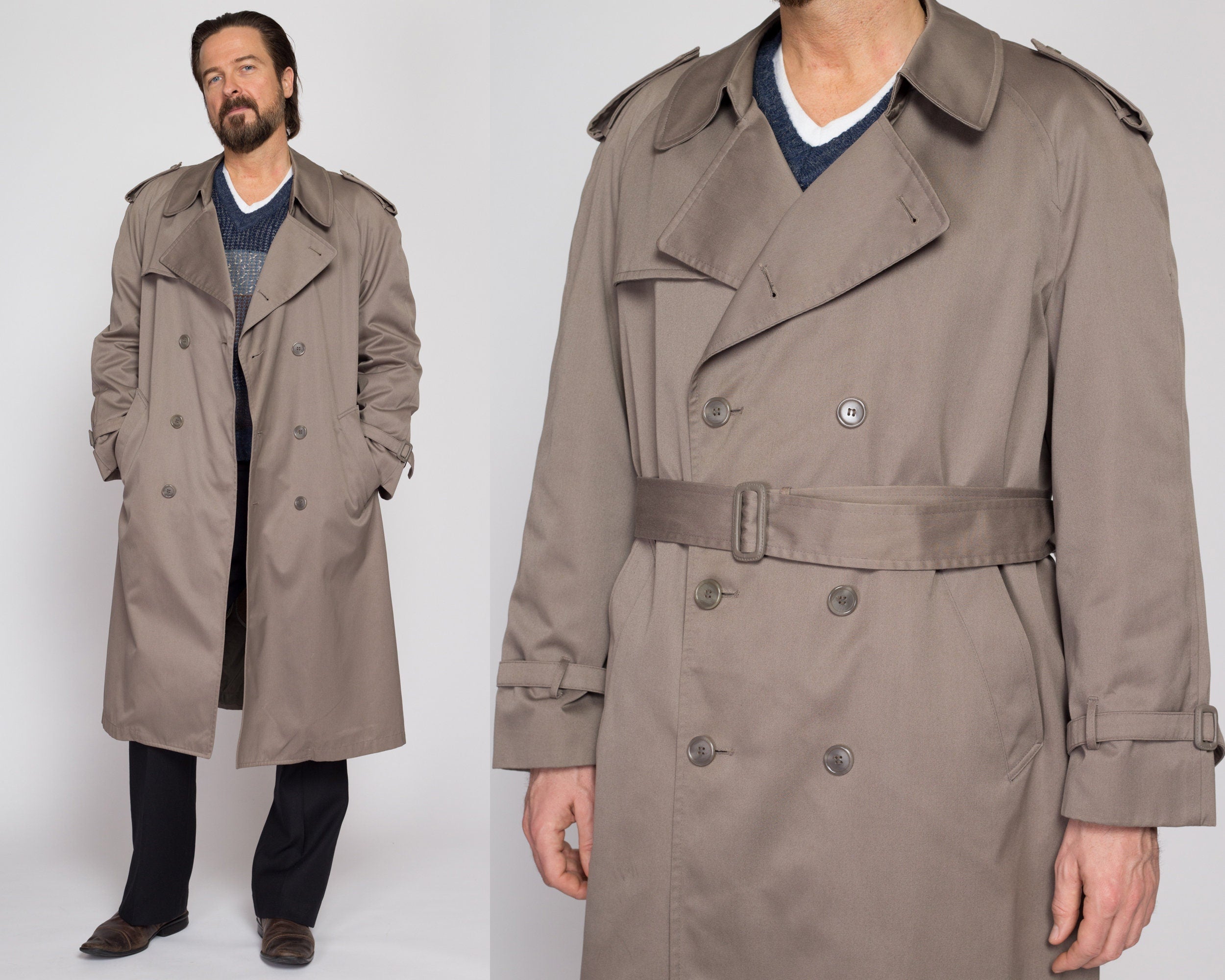 Towne on sale trench coat