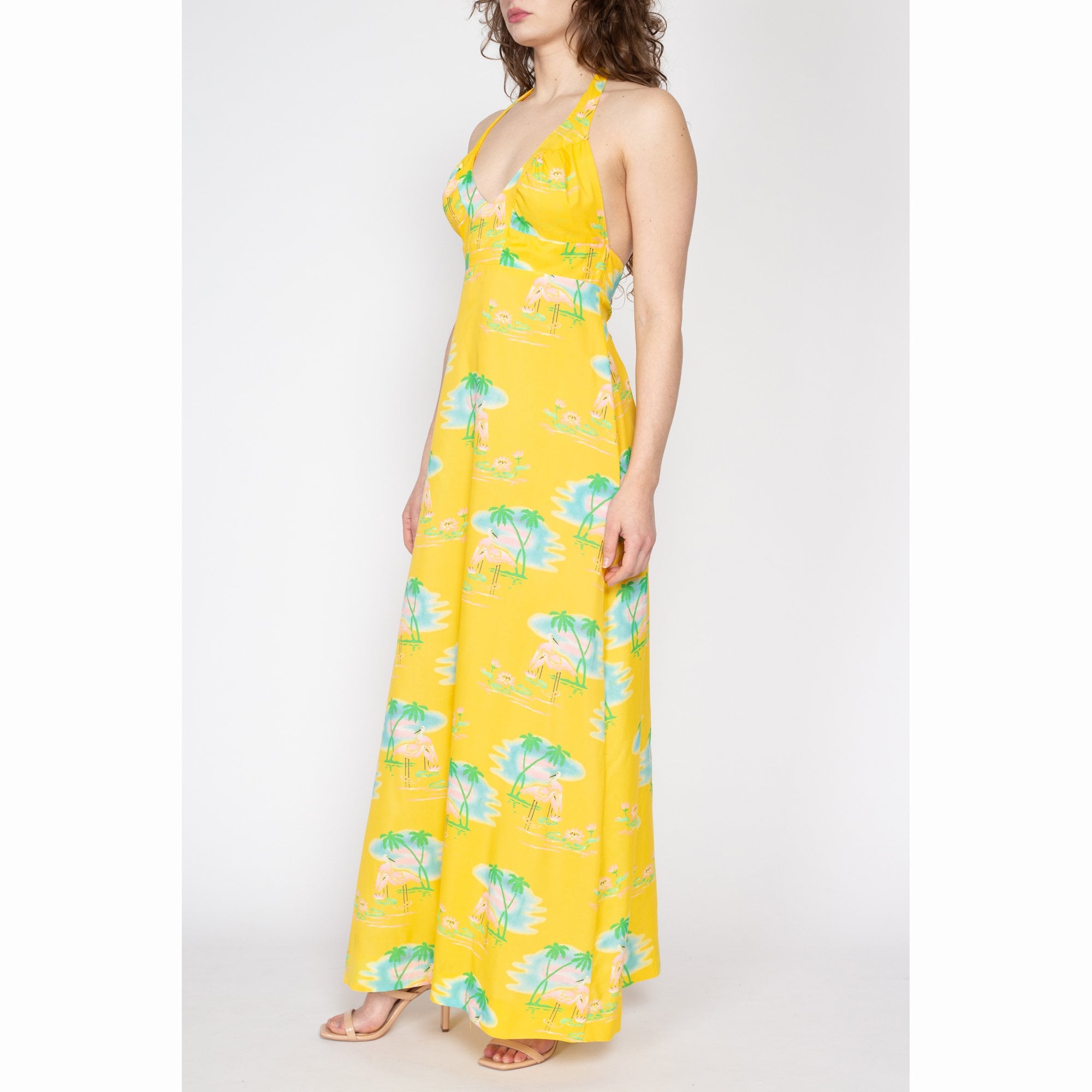 Flamingo Maxi Dress