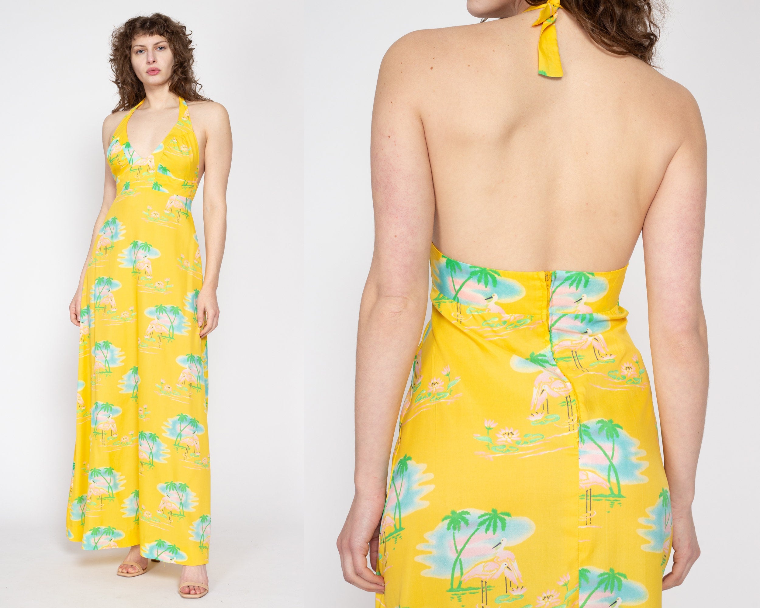 Flamingo Maxi Dress