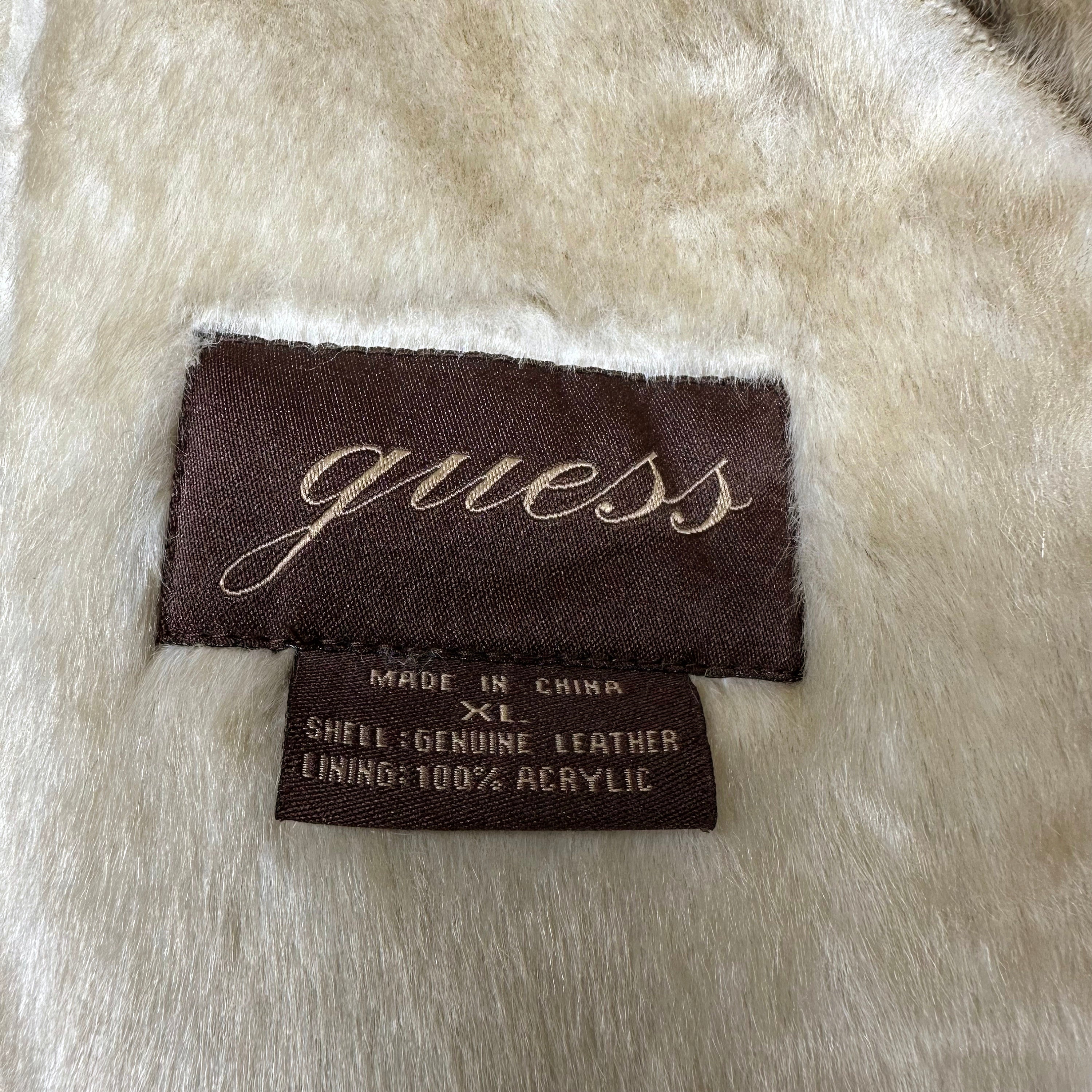 *RARE* Guess Y2K Suede Leather purchases Jacket