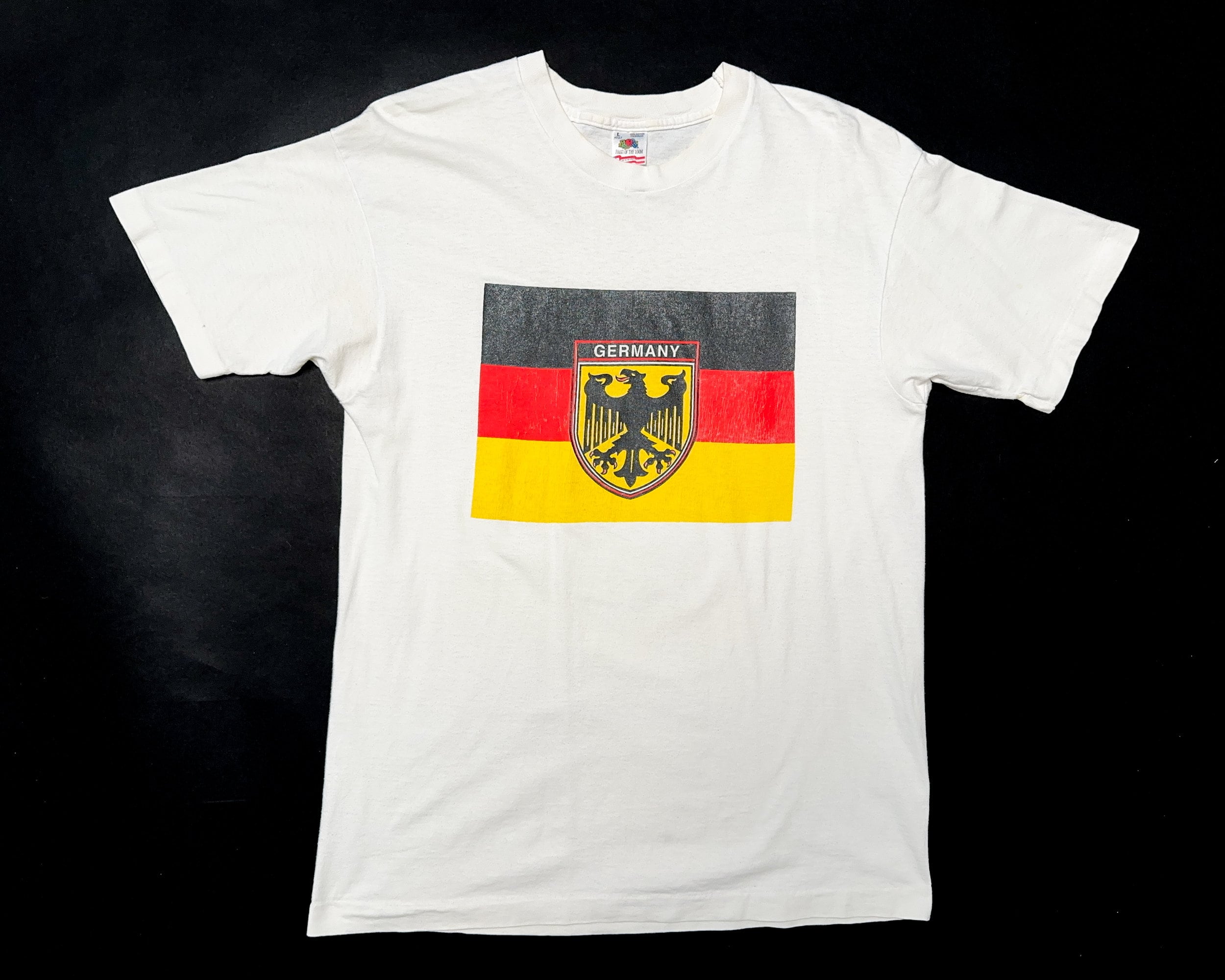 Large 90s German Flag T Shirt