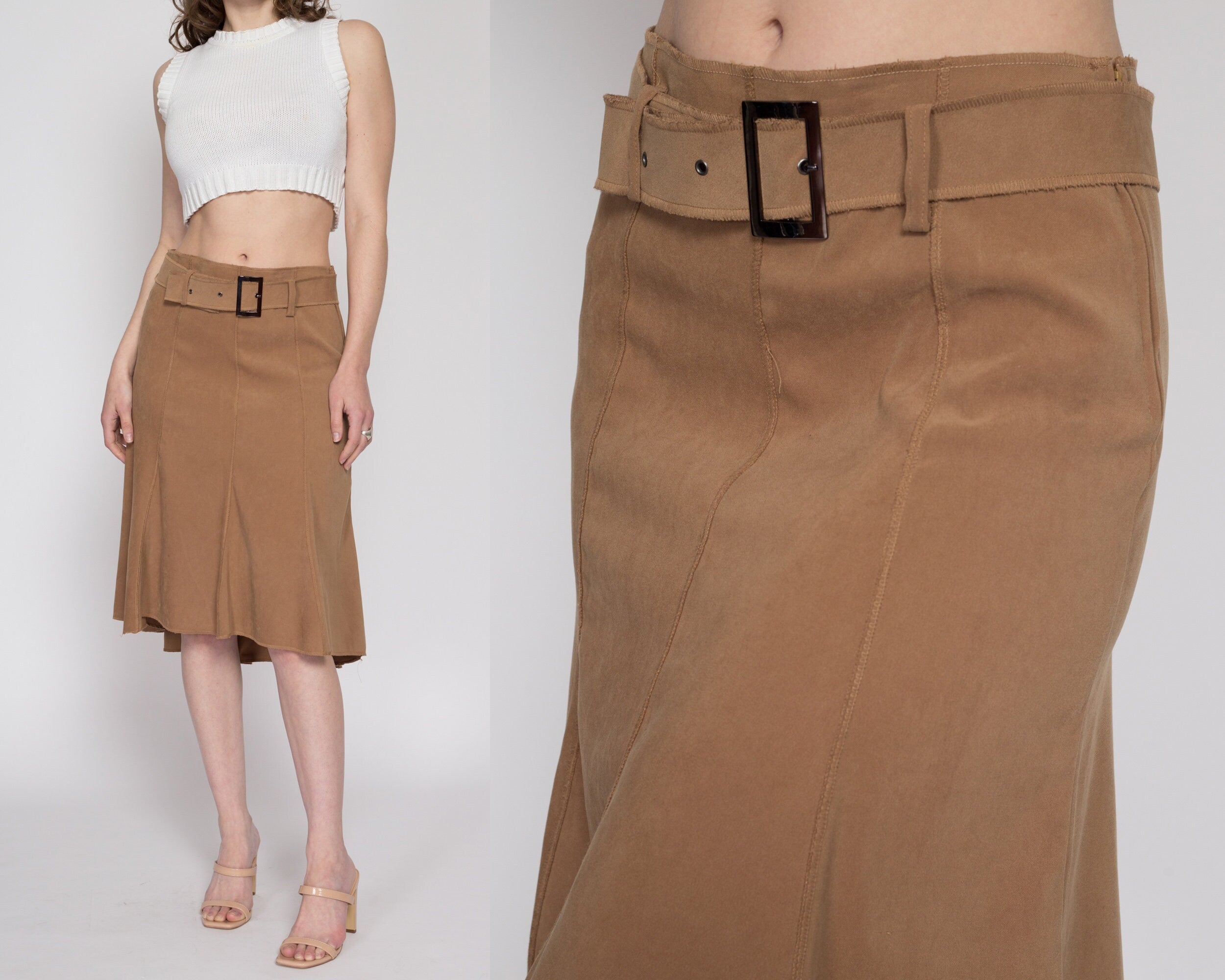 High low skirt 90s hotsell